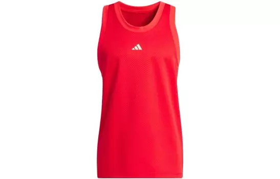 Майка мужская красный Adidas, красный