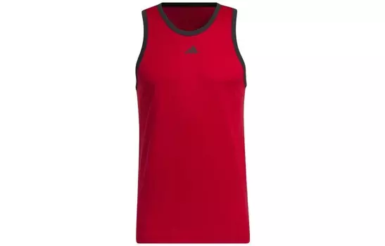 Майка мужская красный Adidas, красный