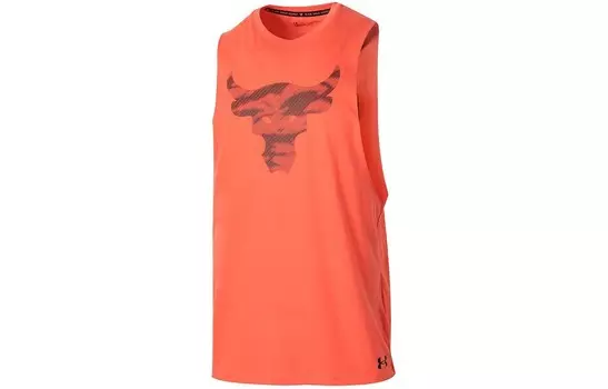 Майка мужская красный Under Armour, оранжевый/красный