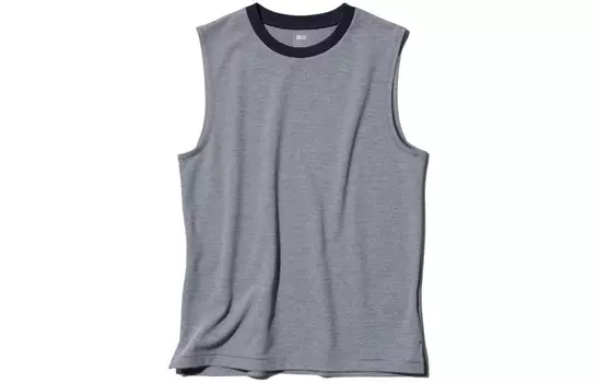Майка мужская молочно-белый Uniqlo, слоновая кость