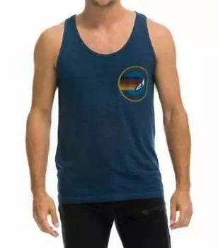 Майка мужская North Shore в темно-синем цвете AVIATOR NATION