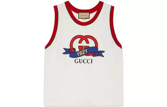 Майка мужская Off White Gucci, кремовый