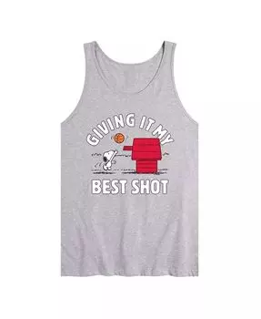 Майка мужская Peanuts Best Shot AIRWAVES, серый