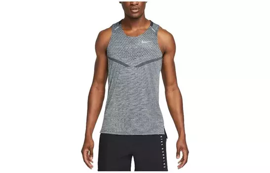 Майка мужская серебристый Nike, цвет Silver