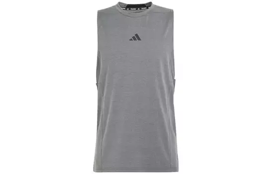 Майка мужская серый Adidas, серый