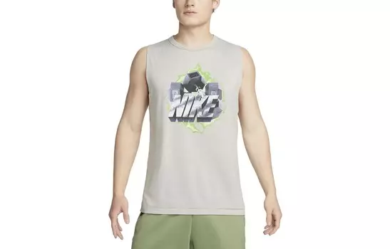 Майка мужская серый Nike, серый