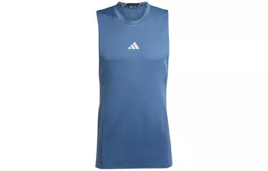 Майка мужская синий Adidas, синий