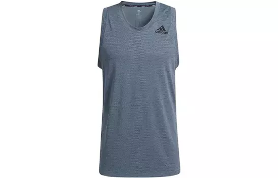 Майка мужская синий Adidas, синий