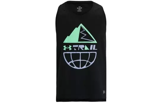 Майка мужская светло-голубой/фиолетовый Under Armour, голубой/фиолетовый