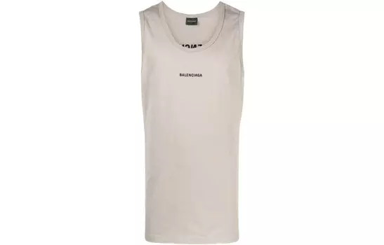 Майка мужская светло-серый Balenciaga, серый