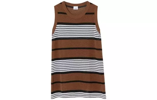 Майка мужская темно-коричневый березовый Burberry, коричневый