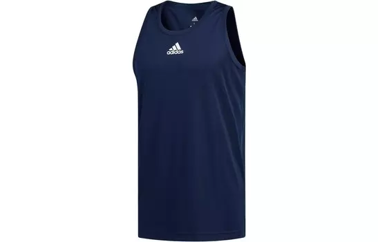 Майка мужская темно-синий Adidas, темно-синий
