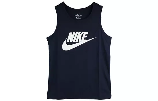 Майка мужская темно-синий Nike, темно-синий