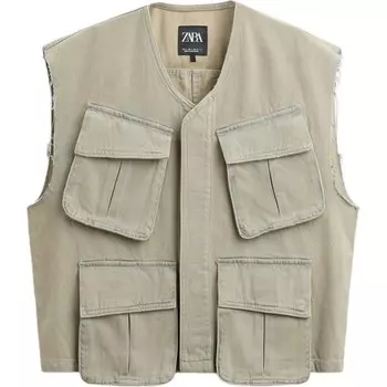 Майка мужская зеленый Zara, зеленый