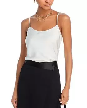 Майка на бретельках Becca Derek Lam 10 Crosby, цвет Ivory/Cream