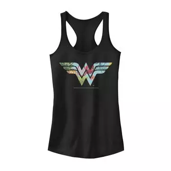 Майка на бретельках с логотипом DC Comics и тропическим узором Wonder Woman для юниоров Licensed Character