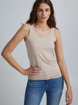 Майка на бретелях B.Young, бежевый