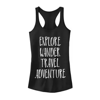 Майка на бретелях для подростков Explore Wander Travel Adventure