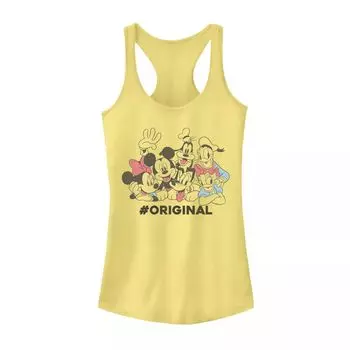 Майка на бретелях с оригинальным портретом и изображением Микки Мауса и друзей Disney для юниоров # Disney