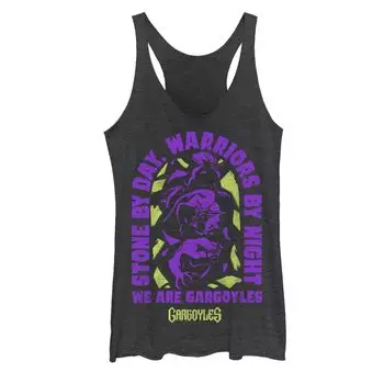 Майка на бретелях с рисунком Racerback для юниоров Stone By Day Warriors By Night Stamp Racerback Licensed Character