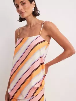 Майка NA-KD Top, светло-розовый