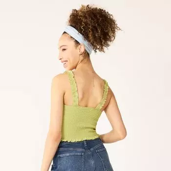 Майка на плечо с присборенной оборкой SO Juniors' SO SO