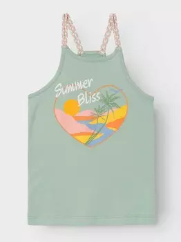 Майка Name It NKFHETARA, зеленый