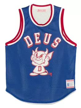 Майка «Назад и вперед» Deus Ex Machina, синий