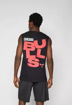 Майка NBA CHICAGO BULLS GRAPHIC SLEEVELESS TEE - Club wear New Era, черный