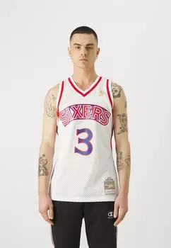 Майка НБА PHILADELPHIA 76ERS ALLEN IVERSON SWINGMAN Mitchell & Ness, цвет white