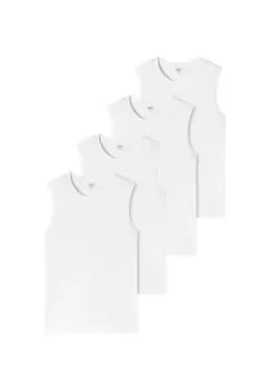 Майка непокрытая SCHIESSER, белый