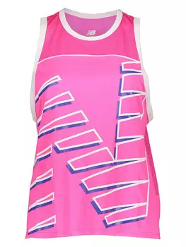 Майка New Balance Laufshirt Printed Fast Flight, розовый