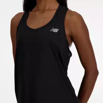 Майка New Balance "TANK", со спинкой-борцовкой, черный
