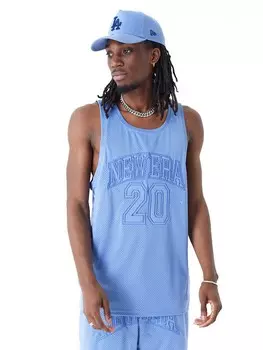 Майка New Era NE ARCH LOGO MESH TANK CPBCPB, синий