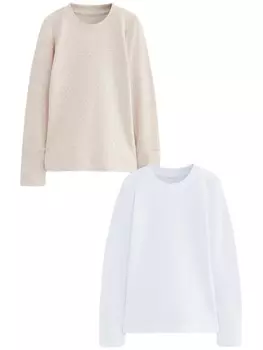 Майка Next, цвет Beige/White