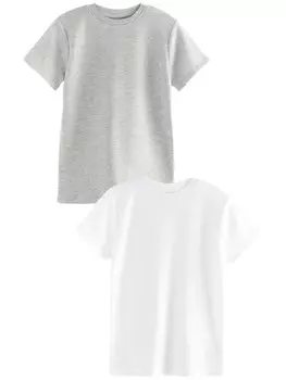 Майка Next, цвет mottled grey/White