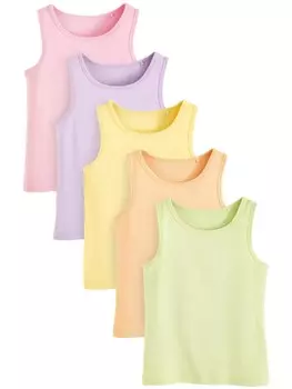 Майка Next, цвет Pastel yellow/Pastel green/Lilac/Pastel orange/Rose