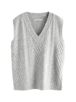 Майка Next Top, серый