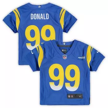 Майка Nike Aaron Donald Royal Los Angeles Rams для малышей Nike