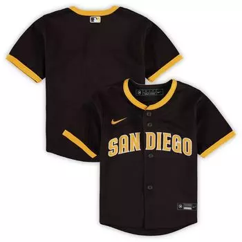 Майка Nike Brown San Diego Padres Replica Team для малышей Nike