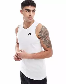 Майка Nike Club белого цвета