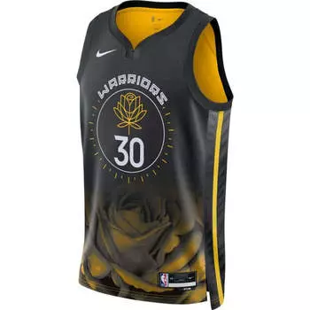 Майка Nike Dri-FIT NBA Swingman Jersey City Edition 'Golden State Warriors Stephen Curry', черный