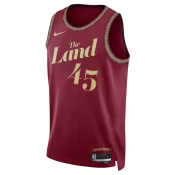 Майка Nike Dri-FIT NBA Swingman Jersey 2023/24 City Edition 'Cleveland Cavaliers Donovan Mitchell', цвет team crimson