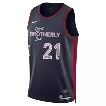 Майка Nike Dri-FIT NBA Swingman Jersey 2023/24 City Edition 'Philadelphia 76ers Joel Embiid', синий