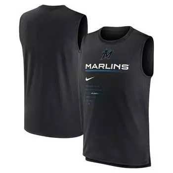 Майка Nike Miami Marlins, черный