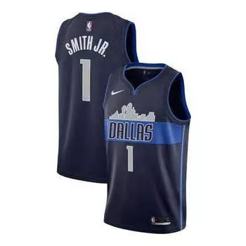 Майка Nike NBA Basketball Vest SW Fan Edition Dallas Mavericks 1 Blue, синий