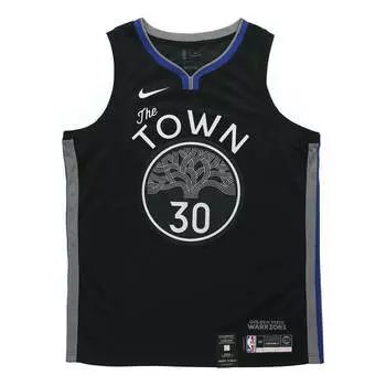 Майка Nike NBA City limited Jersey SW Fan Edition 2019-2020 Season Golden State Warriors Curry 30 Black, черный