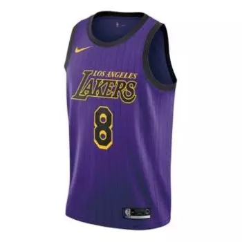 Майка Nike NBA Jersey Kobe Bryant SW Fan Edition 18-19 Season City limited lakers No. 8 Purple, фиолетовый