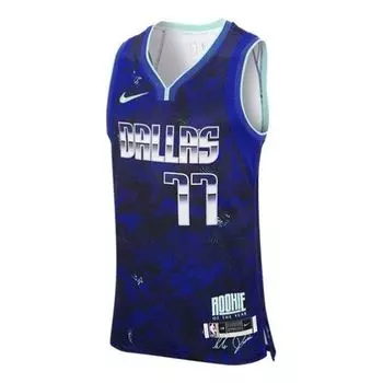 Майка Nike NBA Retro Basketball Jersey/Vest Dallas Mavericks Doncic No. 77 Blue, синий