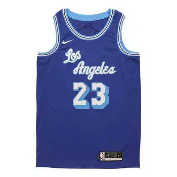 Майка Nike NBA Retro Basketball Jersey/Vest SW Fan Edition 2020-21 Season Los Angeles Lakers LeBron James Blue, синий